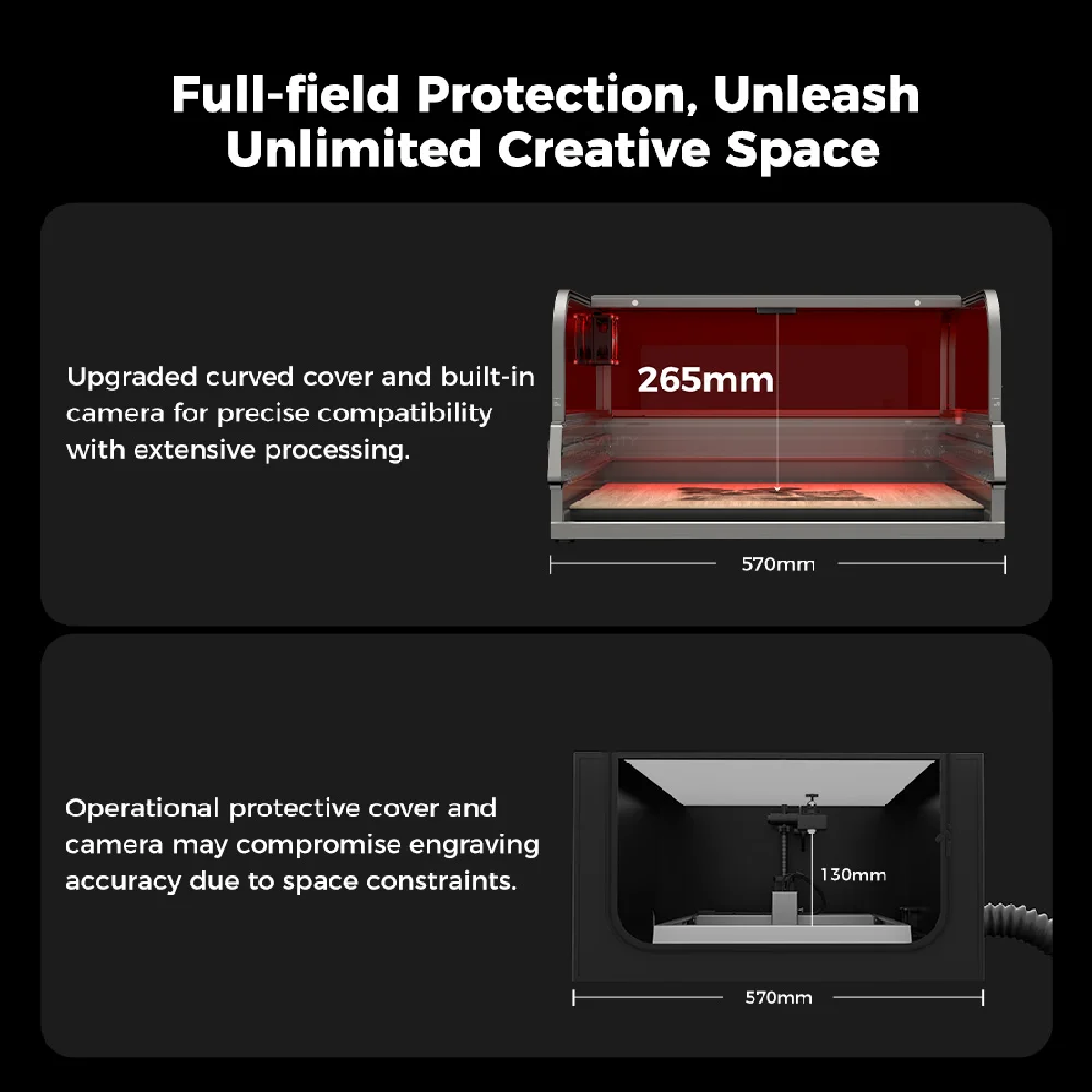 Grabadora laser Falcon 2 Pro Creality (40 W).