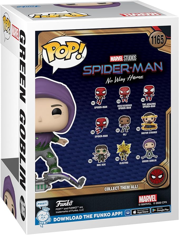 Funko Pop Marvel: Spiderman No Way Home - Duende Verde.
