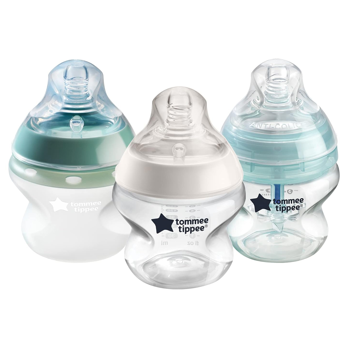 Set Biberones Tommee Tippee Baby Choice 5oz 3pz.