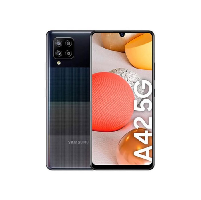 Celular Samsung Galaxy A42 5G 128GB Cámara 48MP Reacondicionado Negro.