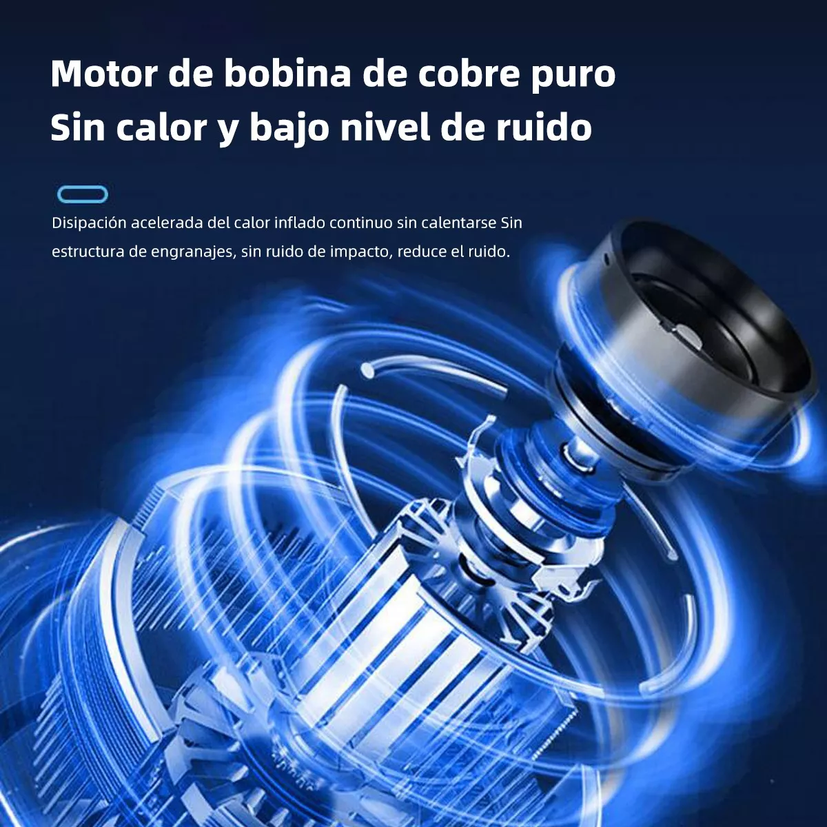 Compresor De Aire Inflador Llantas Bomba Portátil 12v 100psi.