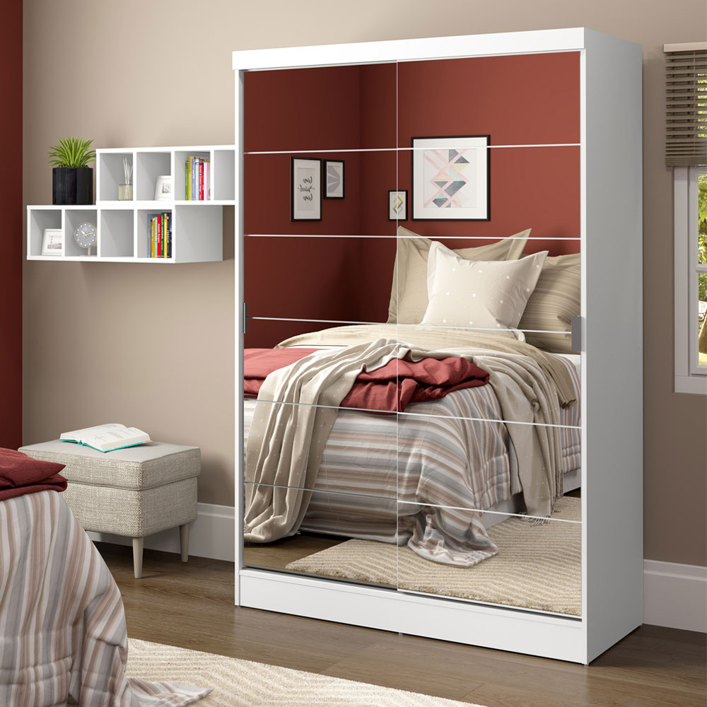 Closet Luke Madesa con 2 Puertas y 2 Espejos BB.