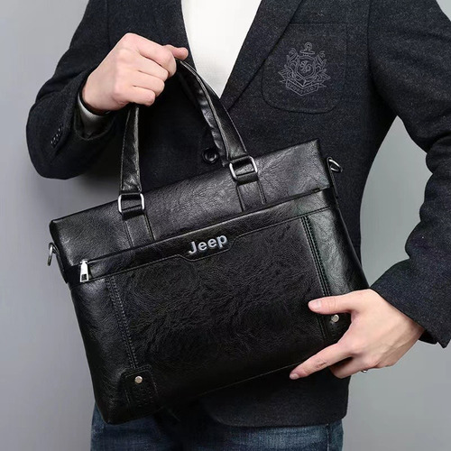 Bolso De Hombro Para Hombre, Bolso De Negocios, Combinación.
