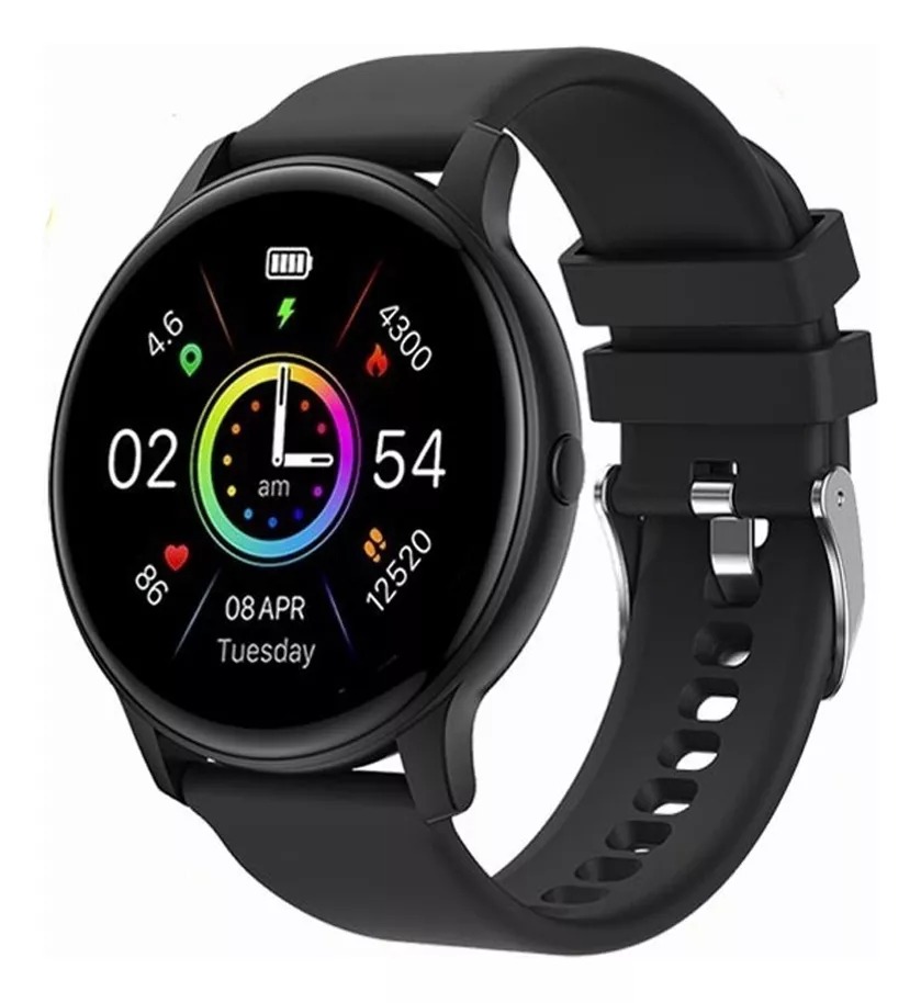 Reloj Inteligente Impermeable Redondo 1.3'' Bluetooth.