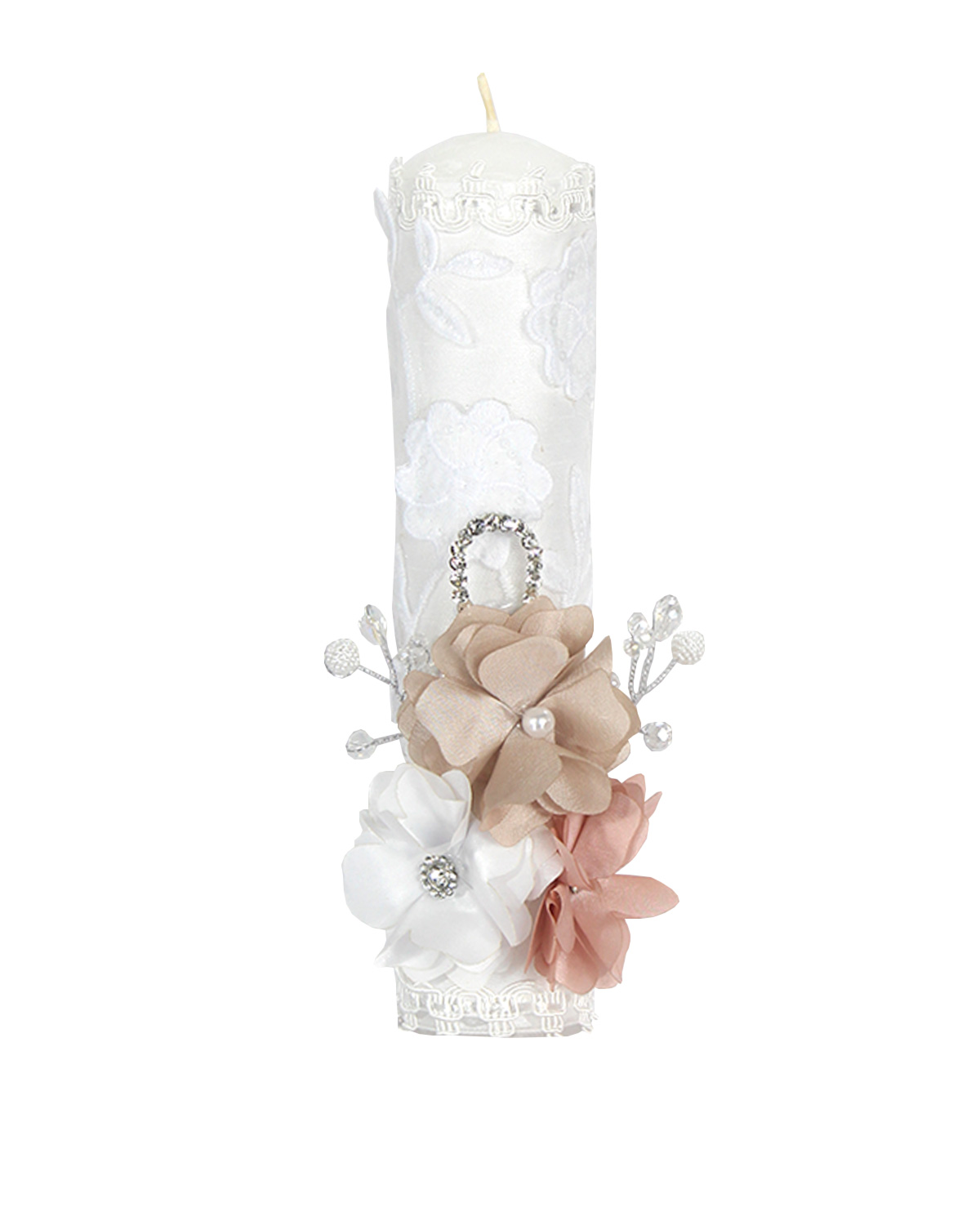 Kit Vela Primera Comunión Niña Set Rosario Biblia Latinoamericana Decorada Arisbeth.