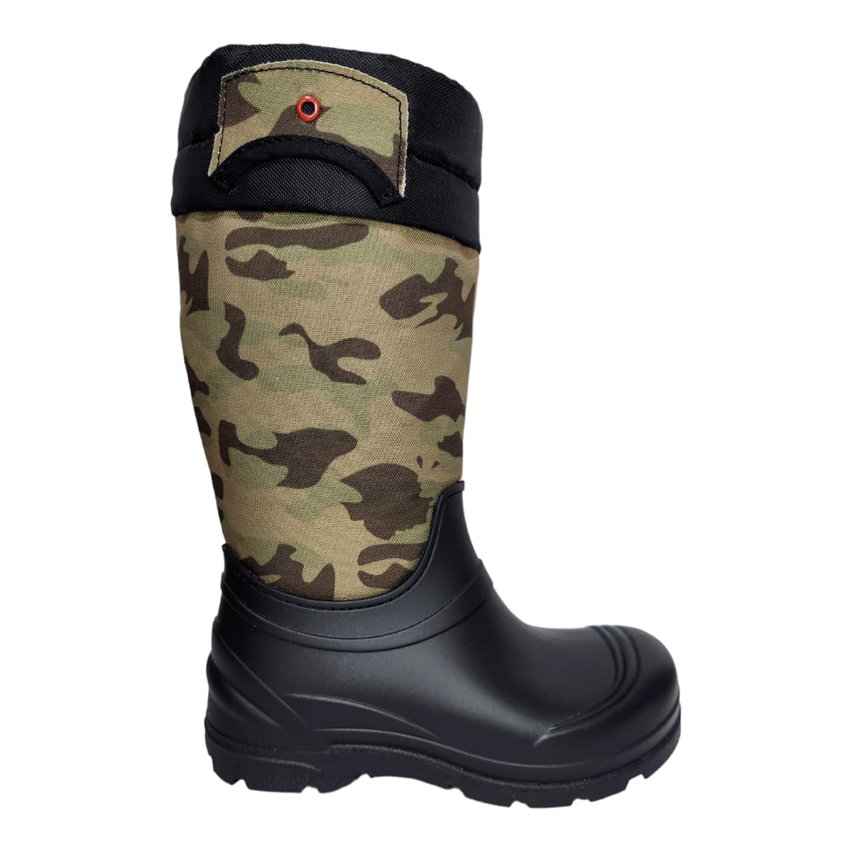 Botas De Lluvia Greenbox 1201 Diseño Militar Para Niño.