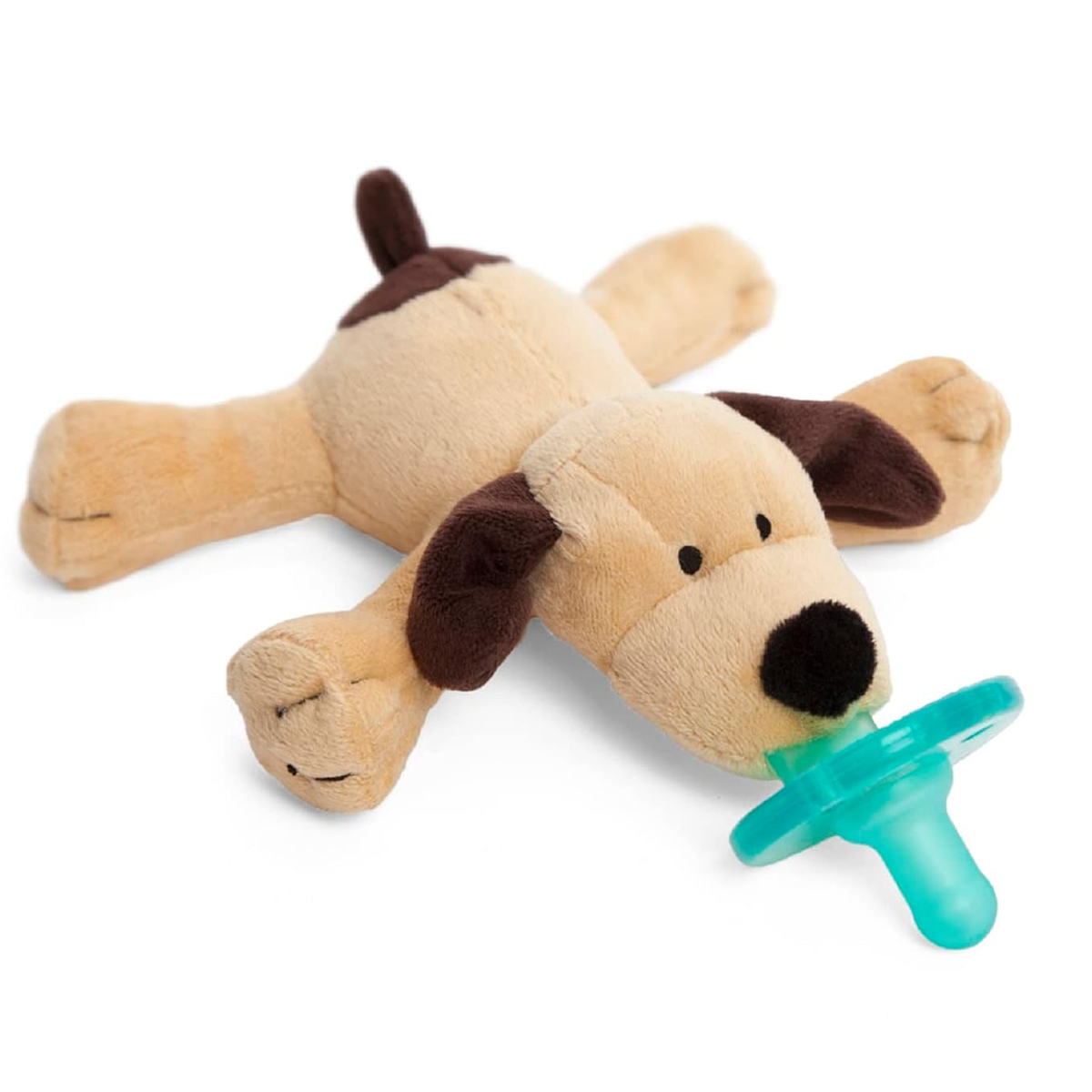 Peluche De Perrito Diego – Juguete Extra Suave Con Chupete De Tela, 29x20 Cm, Regalo Para Recién Nacidos