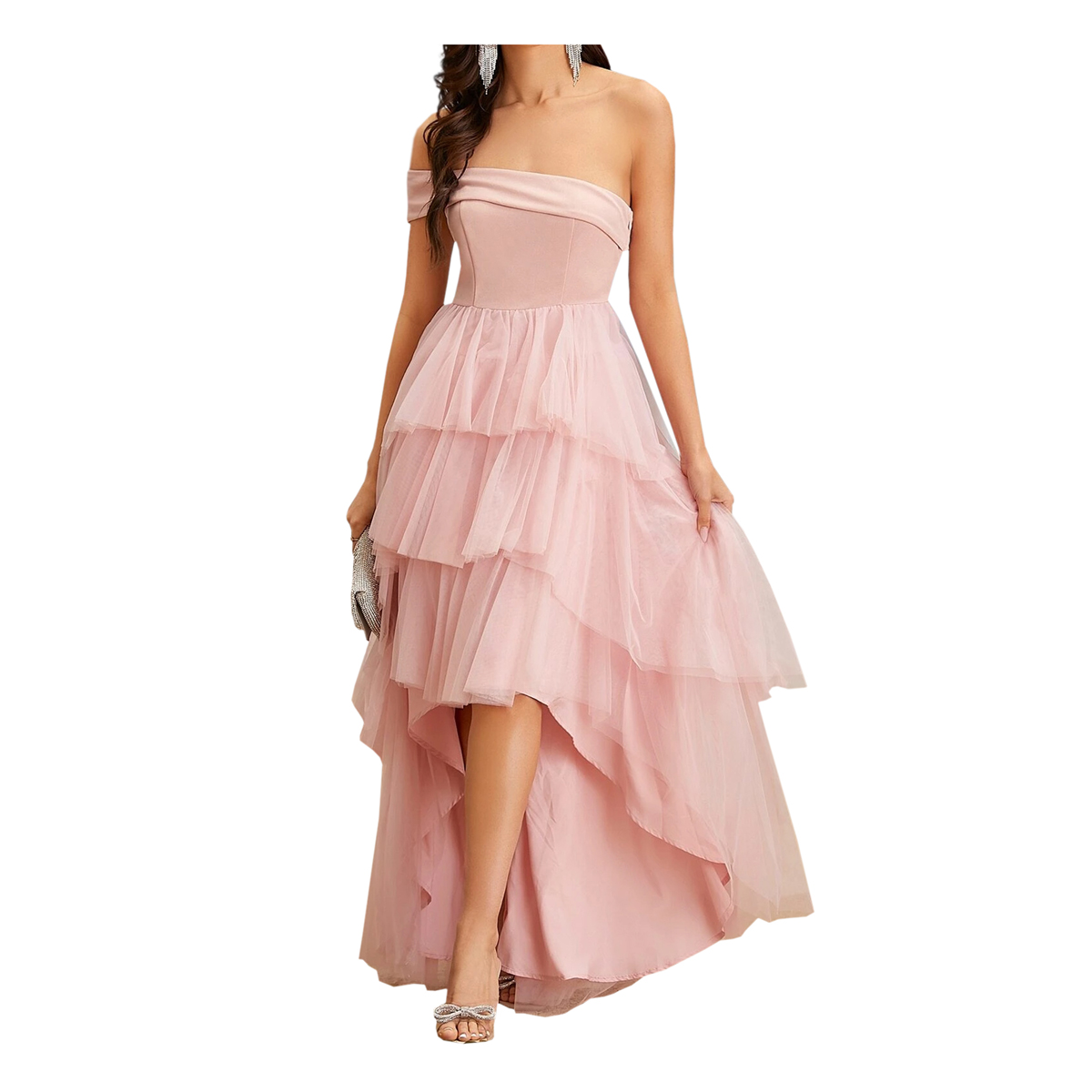 Vestido Fiesta Playa Graduación Elegante Dama Honor Mujer
