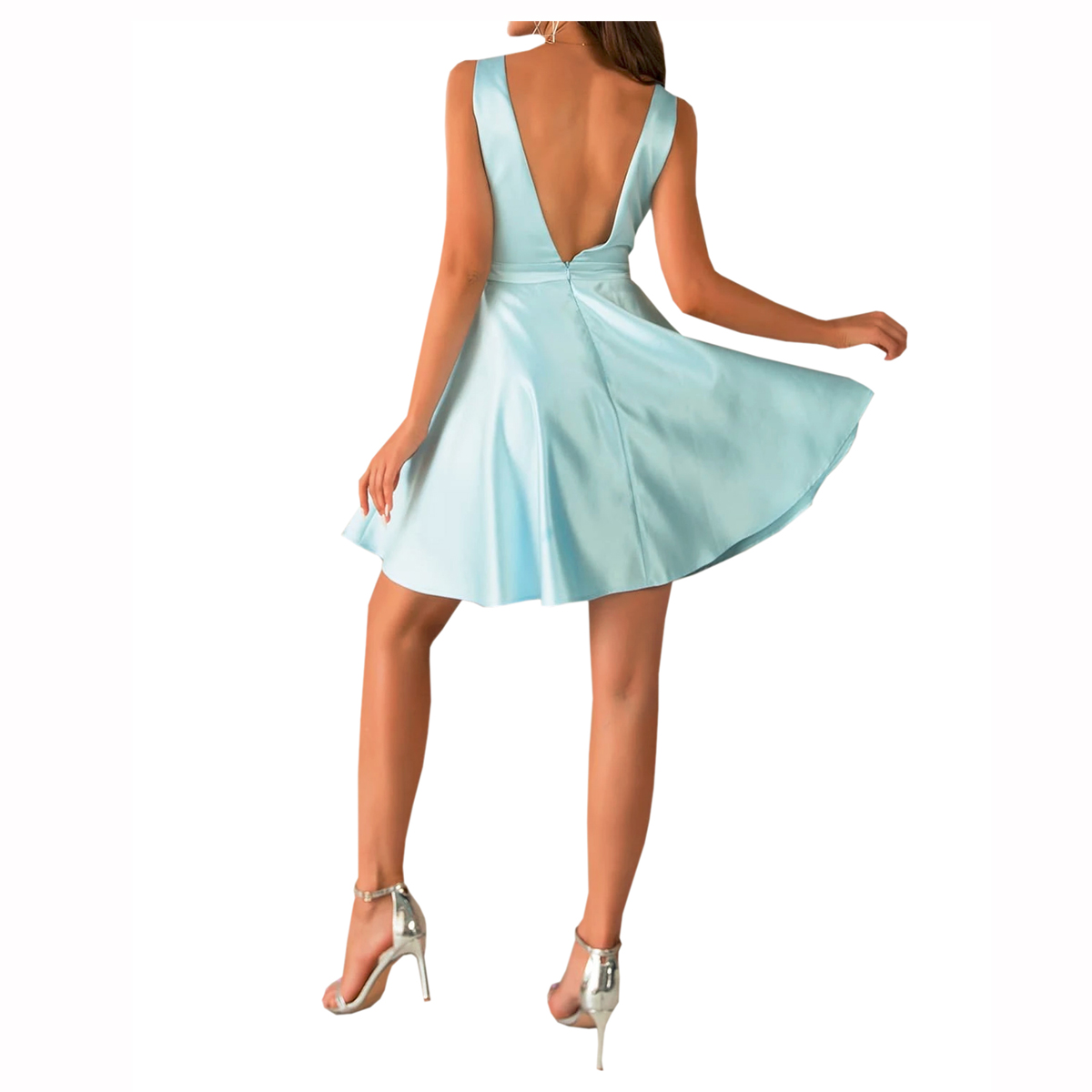 Vestido Corto De Fiesta Casual Playa Graduación Dama Mujer