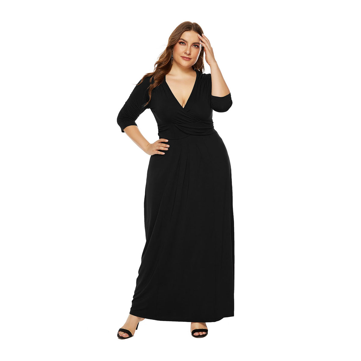 Maxi Vestido Largo De Fiesta Elegante Dama  Sexi Talla Extra