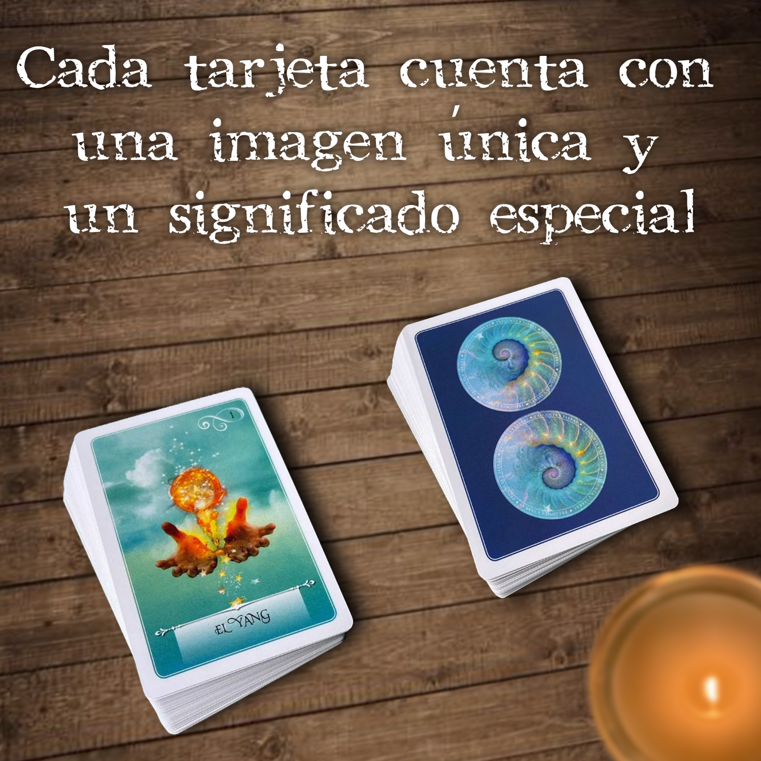 Oráculo de la sabiduría 52 Cartas Conexión Espiritual.