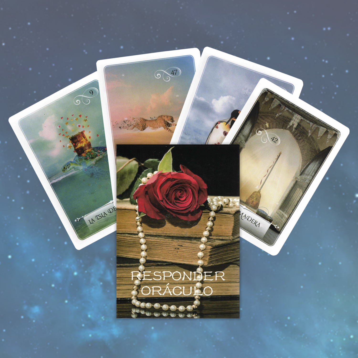 Oráculo de la sabiduría 52 Cartas Conexión Espiritual.