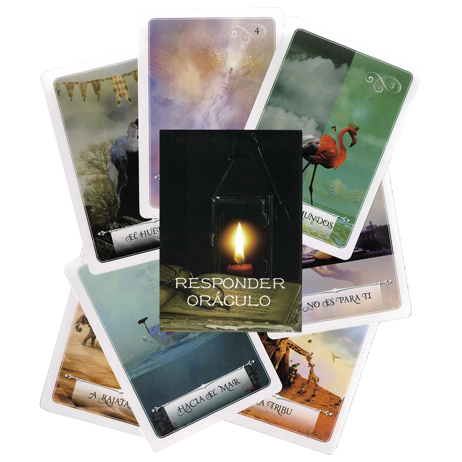 Oráculo de la sabiduría 52 Cartas Conexión Espiritual.