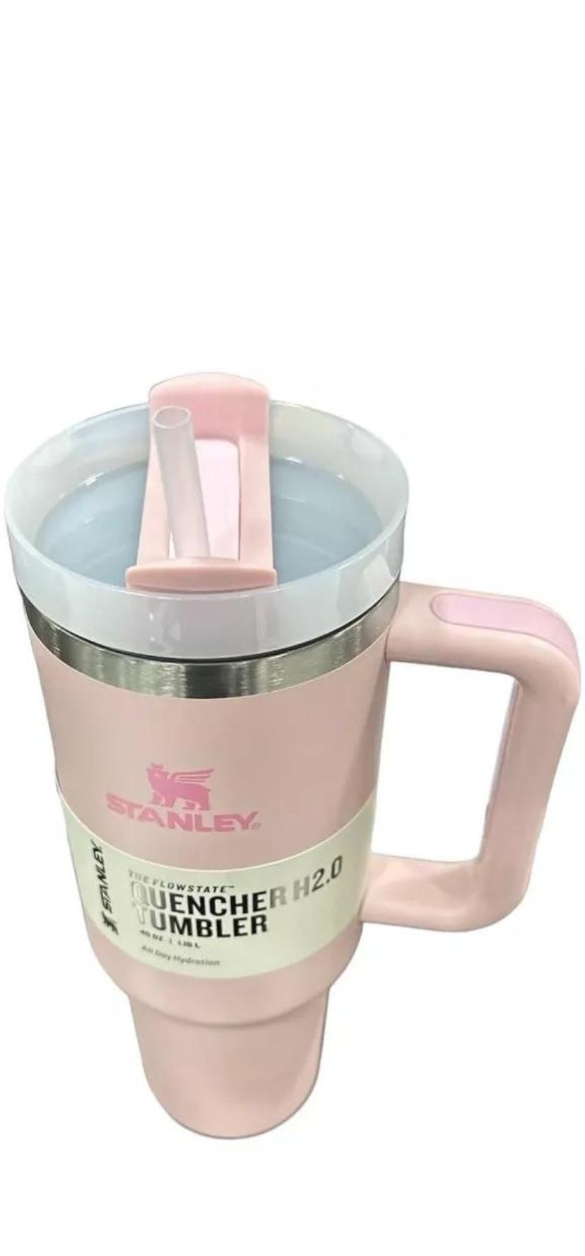 Stanley Vaso Termico de Acero Inoxidable Quencher H2.0 FlowState de 30 Oz - Pink Dust.