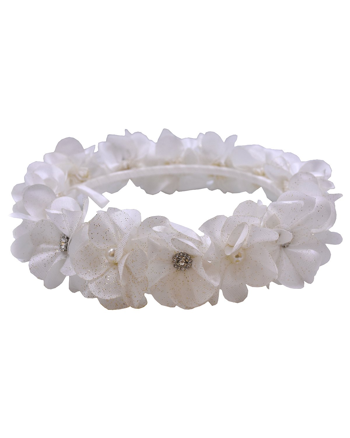 Tiaras Diademas Corona De Flores Para El Cabello Niña.