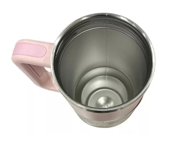 Stanley Vaso Termico de Acero Inoxidable Quencher H2.0 FlowState de 30 Oz - Pink Dust.