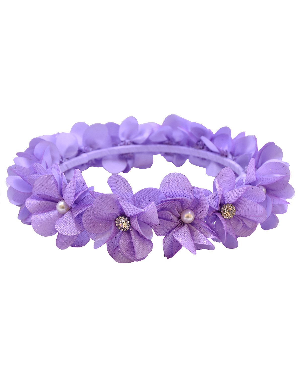 Tiaras Diademas Corona De Flores Para El Cabello Niña.