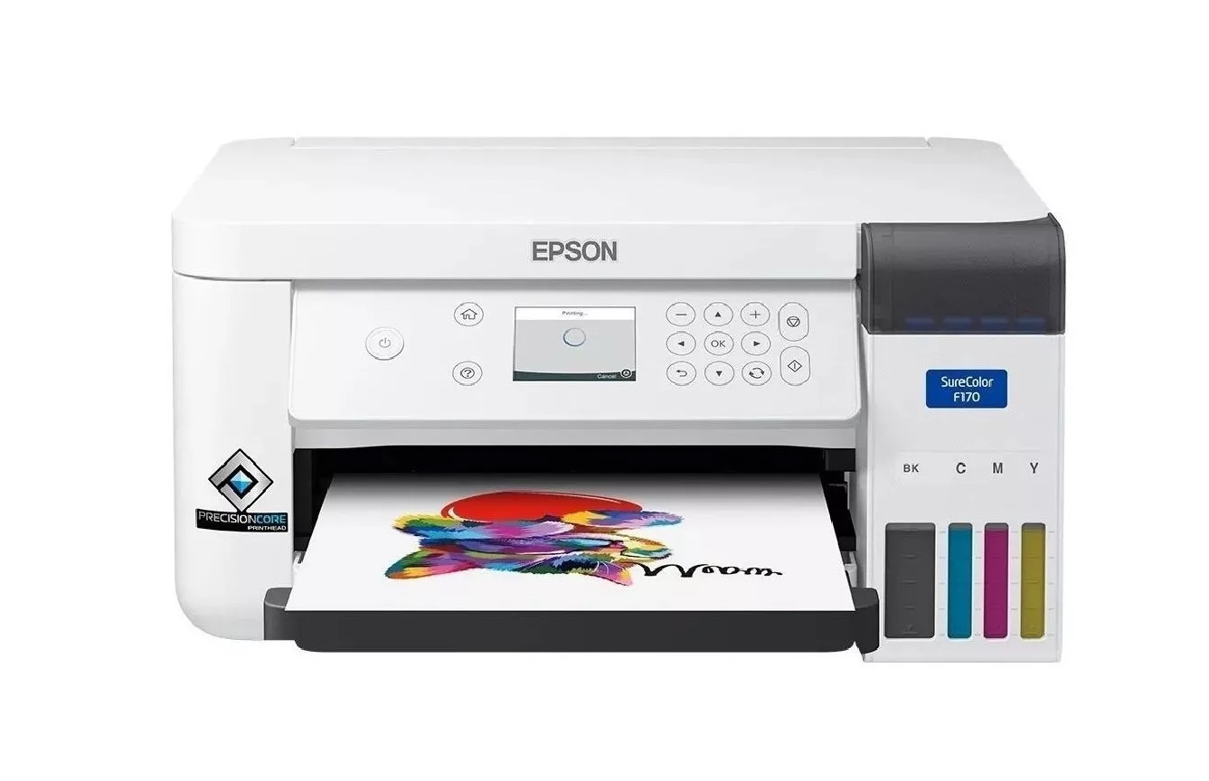 Impresora Epson de Sublimación de Tinta SureColor F170 Color Blanco.