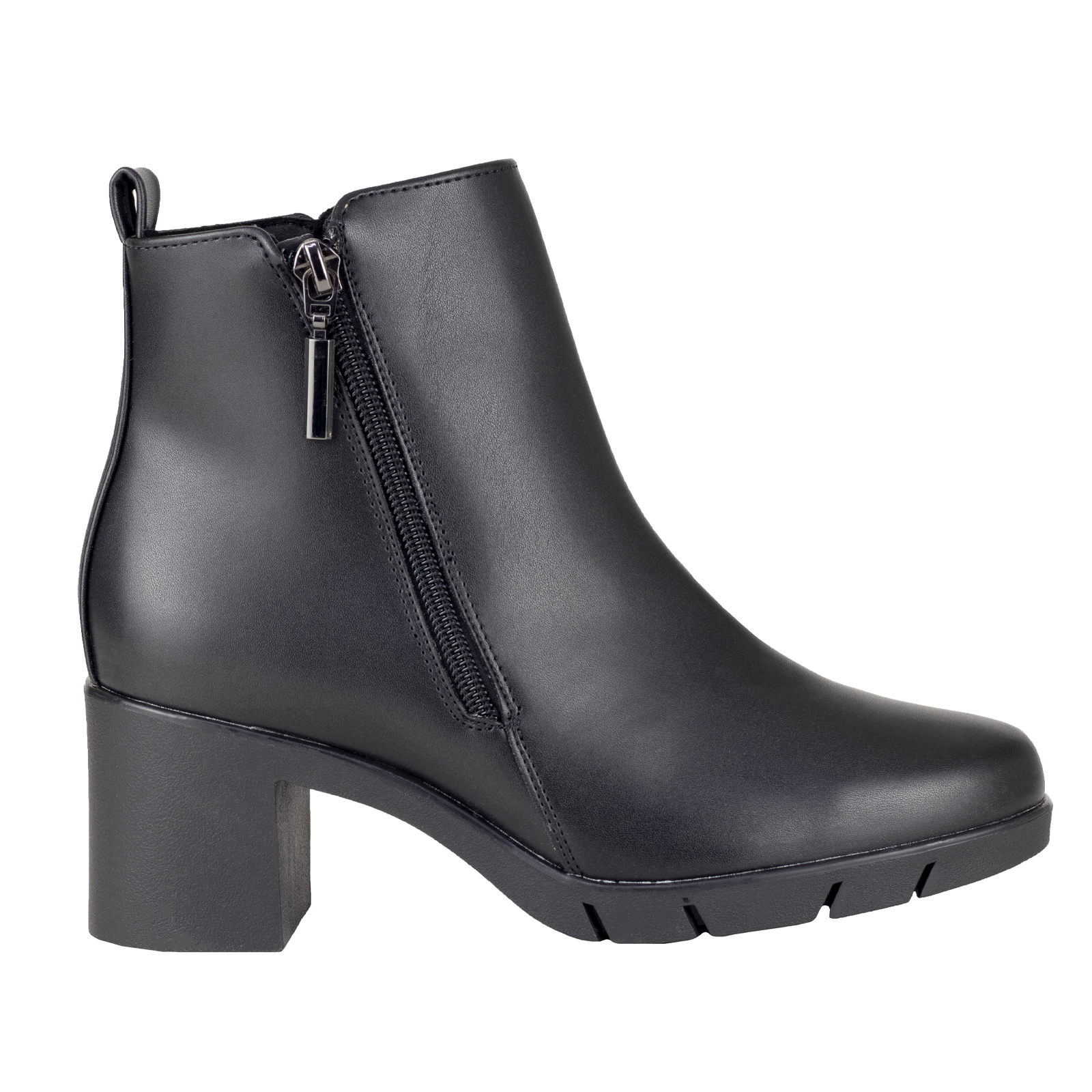 Botines De Tacón Negro Mujer Semivestir 24801 Lady Paulina .