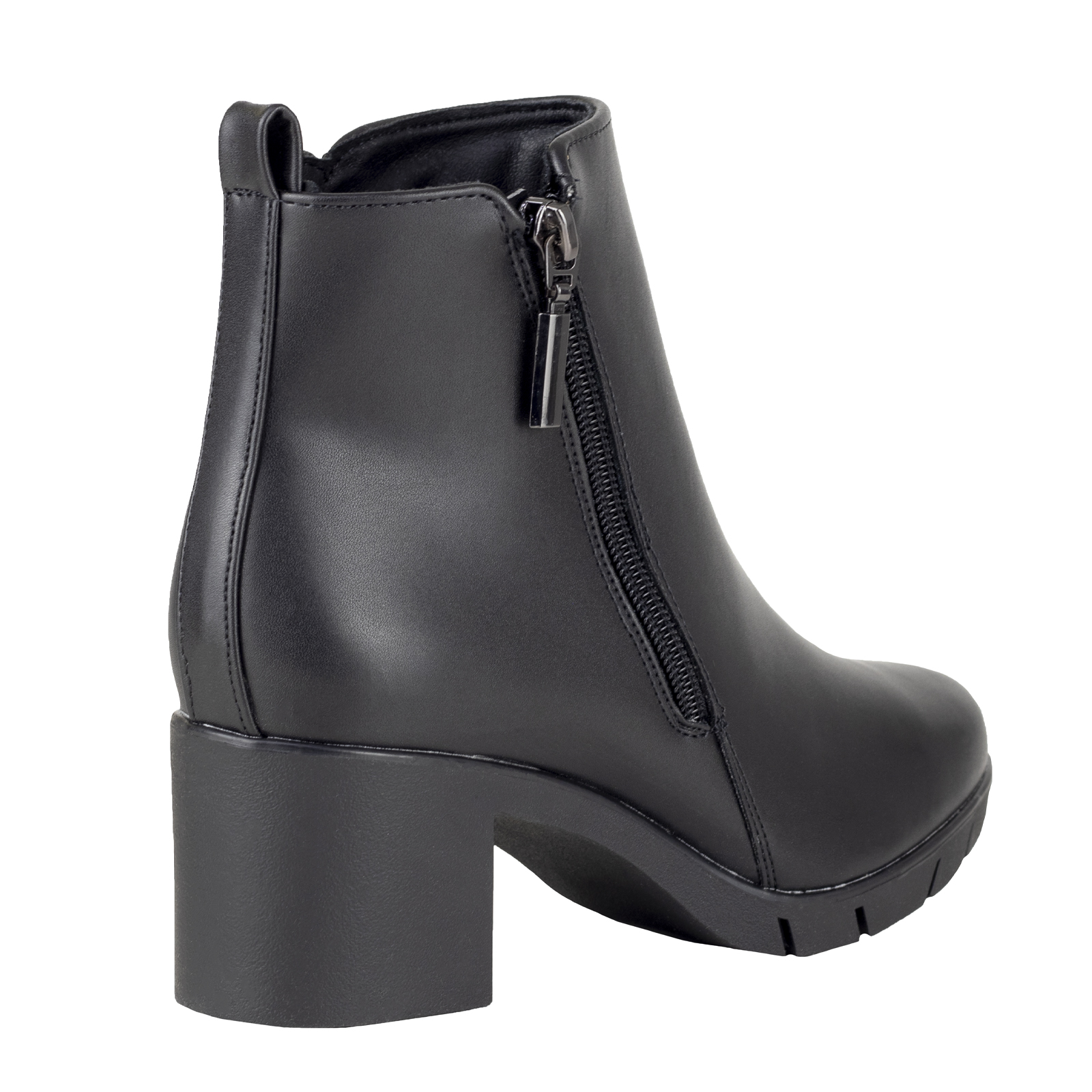 Botines De Tacón Negro Mujer Semivestir 24801 Lady Paulina .