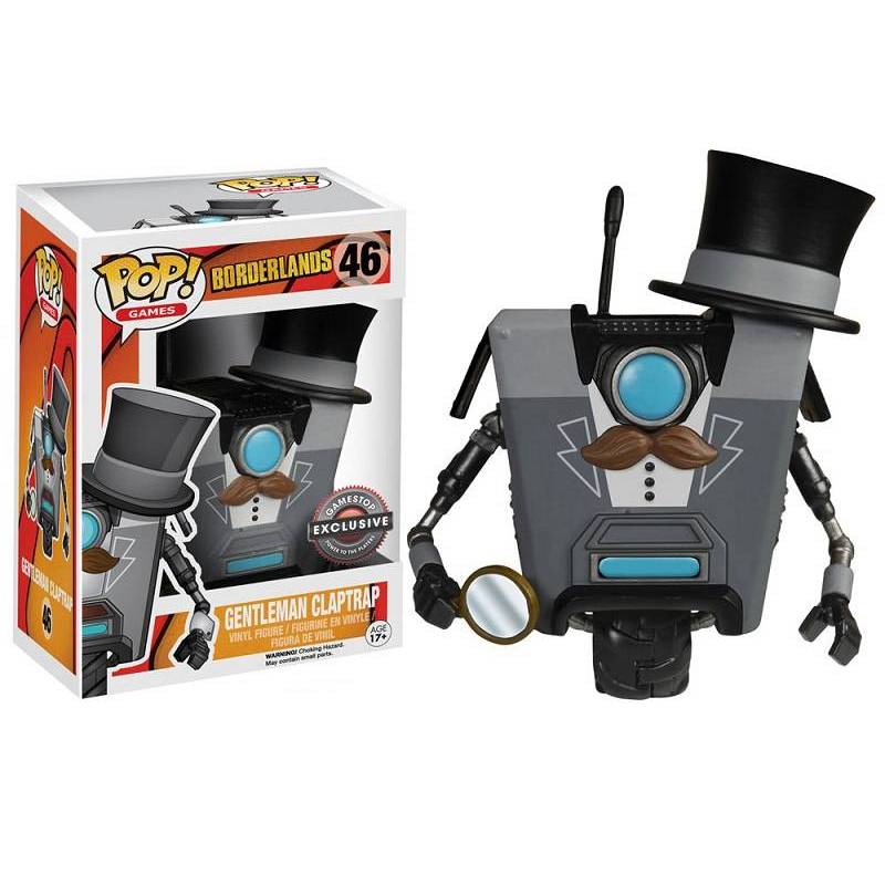 Funko Pop Figura Borderlands Gentleman Claptrap 46 Gamestop.