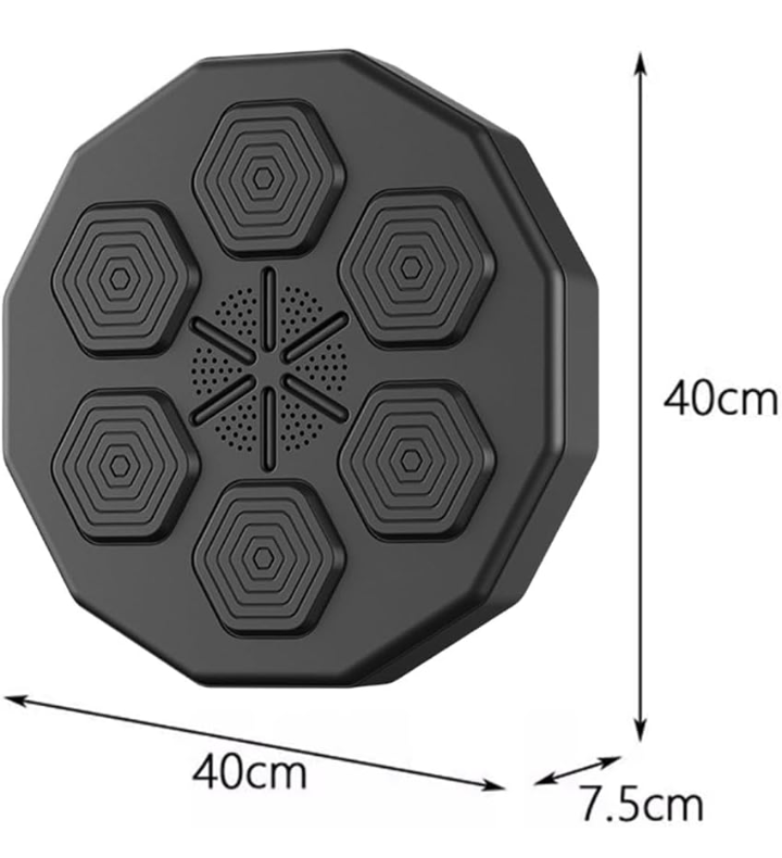 Máquina de boxeo Bluetooth inteligente de pared con guantes .