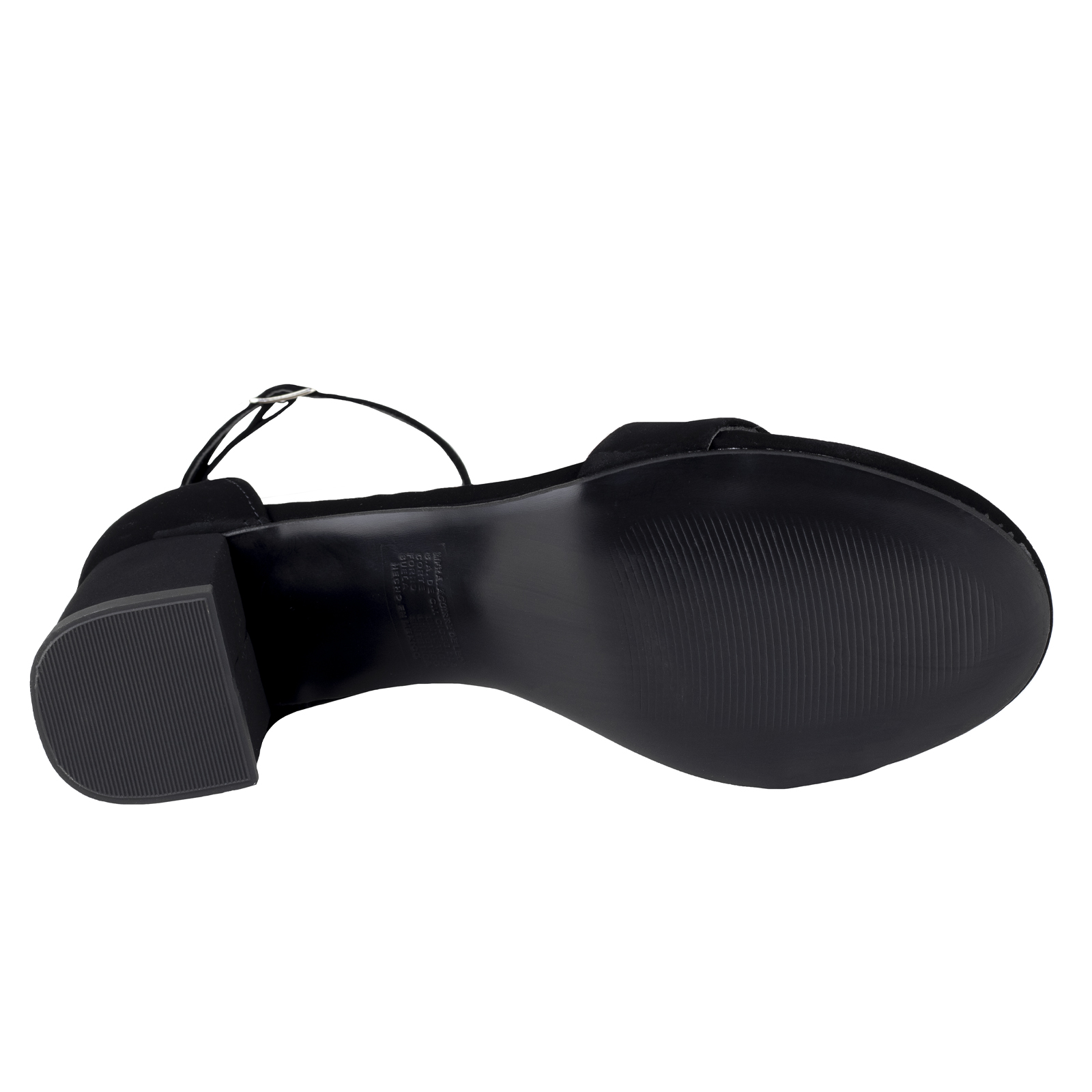 Zapatillas Con Tacon Abierta Mujer Lady Paulina 21216 Negro.