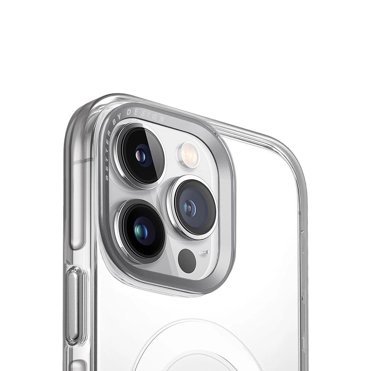 Funda Híbrida iPhone 15 Pro Max Calio Transparente MagClick Uniq.