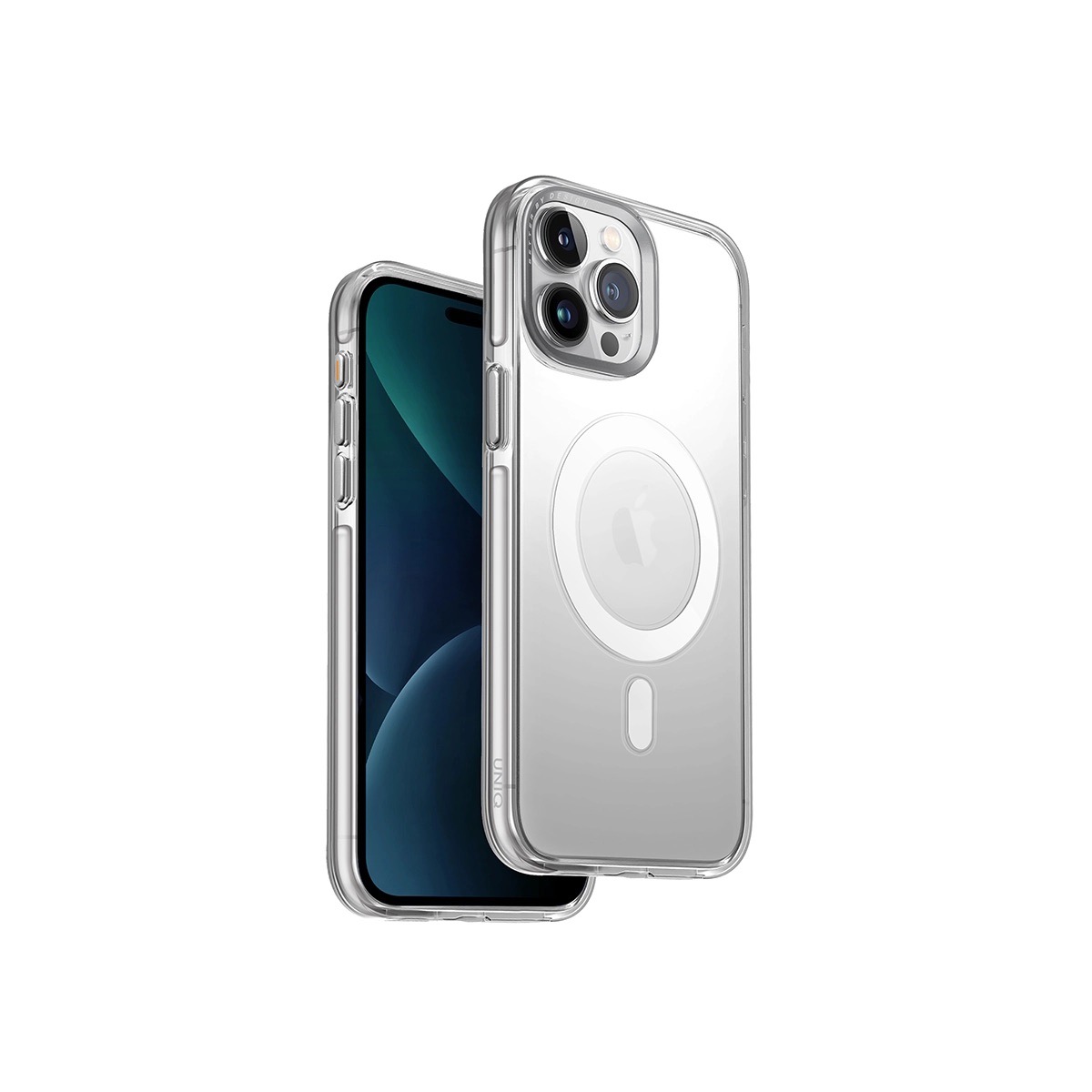 Funda Híbrida iPhone 15 Pro Max Calio Transparente MagClick Uniq.