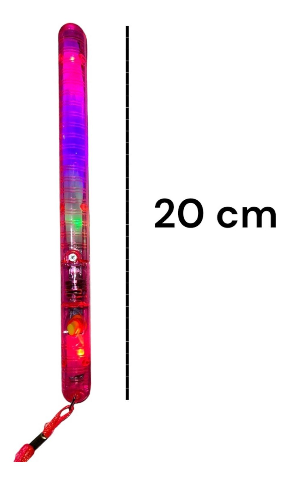 100 Varita Luz Led Bastón Luminoso Collar Fiesta Boda Colores.