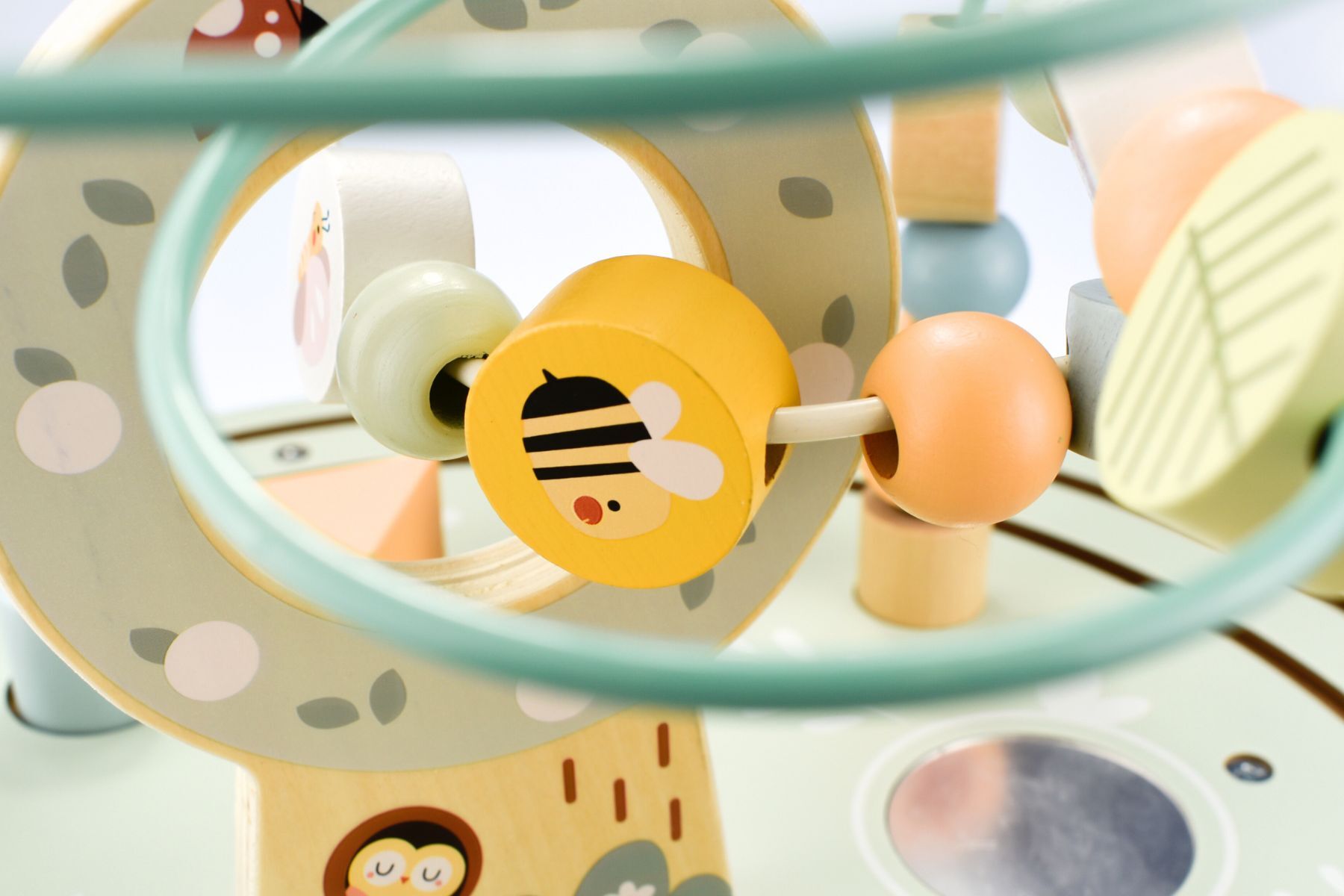 Mesa De Actividades De Madera Para Niños Educativa