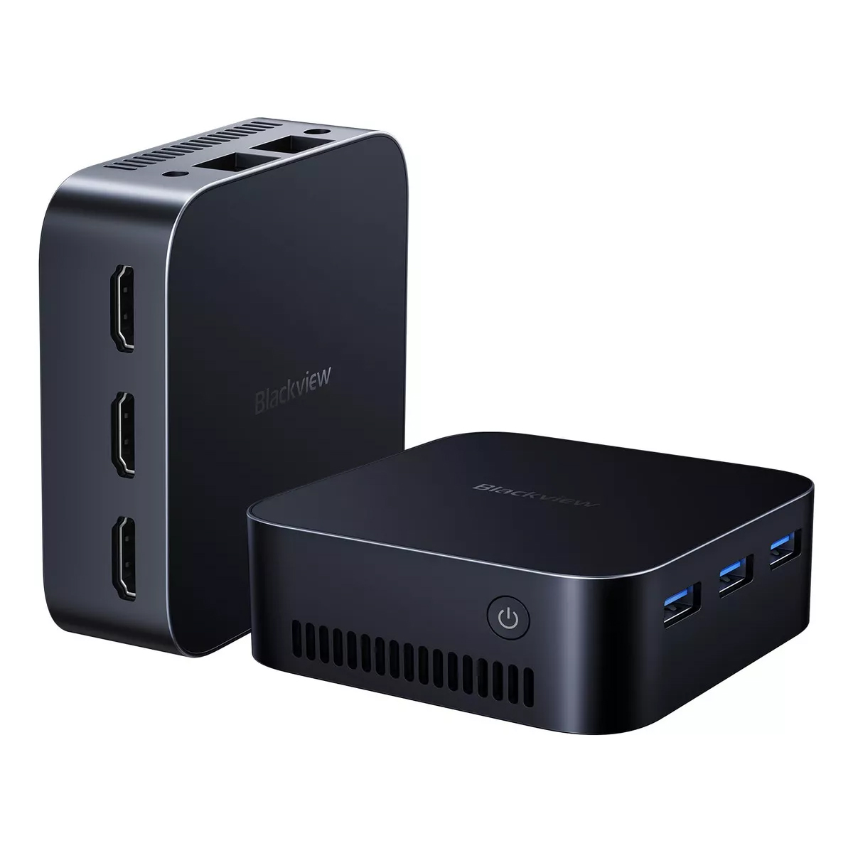 Mini PC Blackview MP80 con Windows 11 , Intel Alder Lake N95, placa gráfica Intel® UHD Graphics, memoria RAM de 16GB Diso 512GB - 12V color negro.