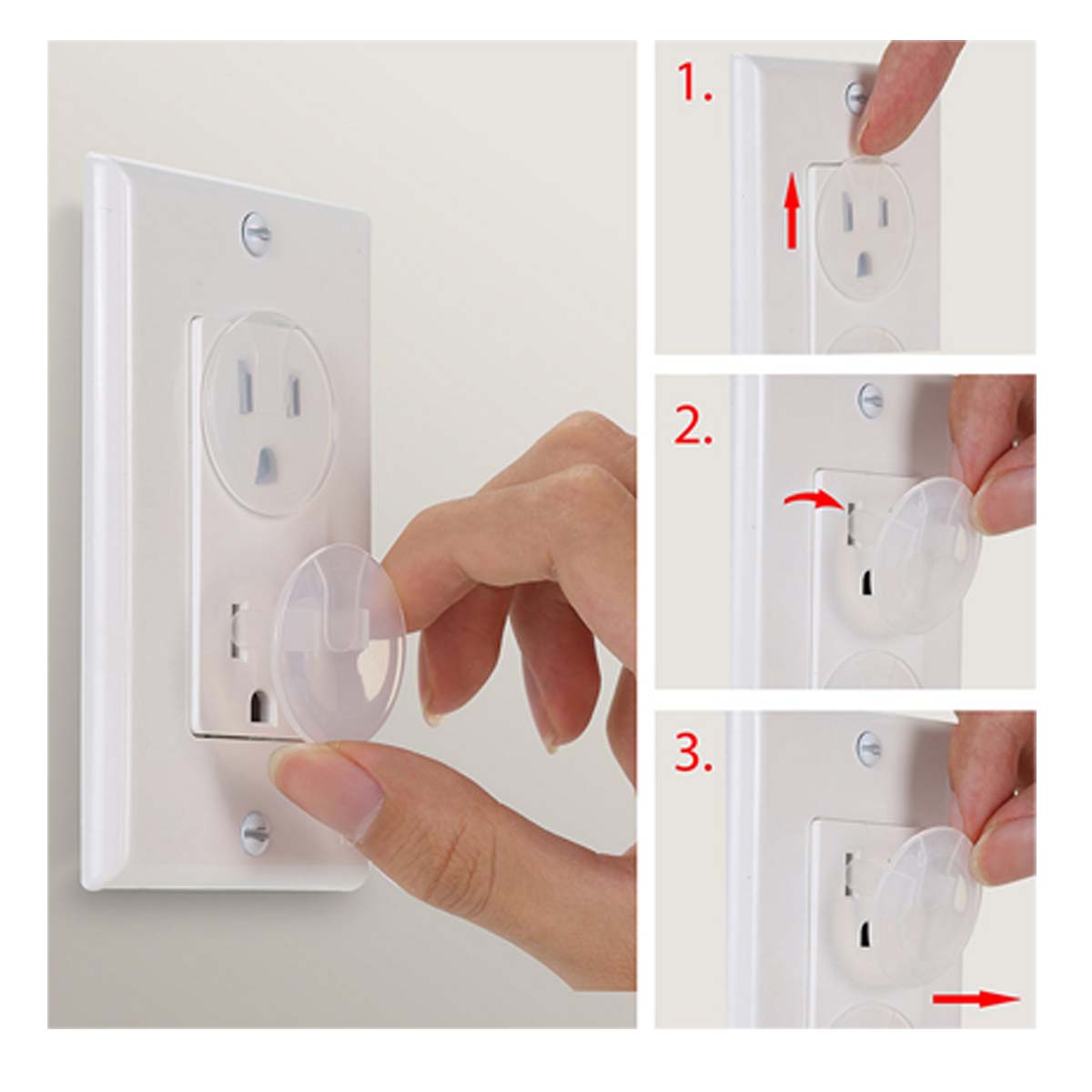 Protectores de Contactos Enchufe 12 Pzas Seguros Bebes Niños