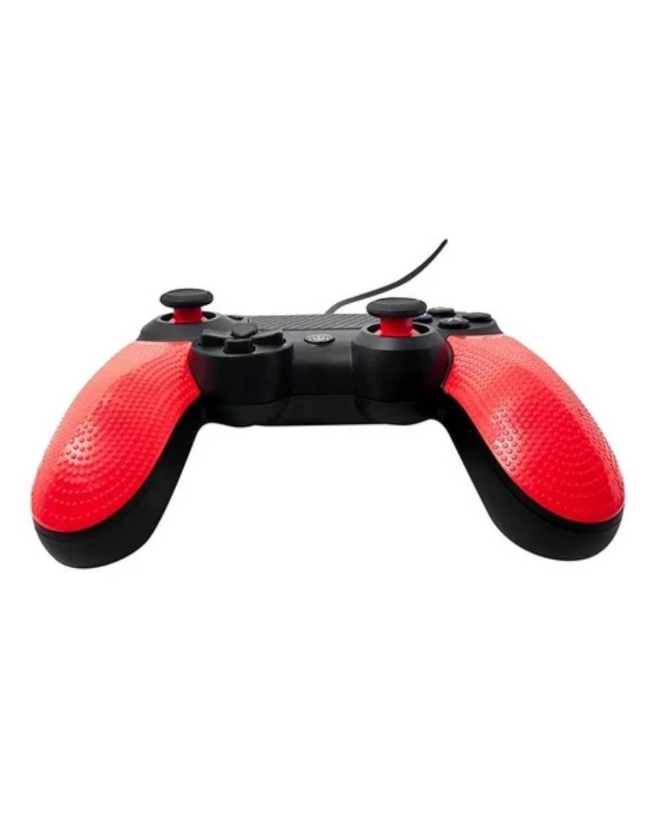 PS4 CONTROL BEAST ALAMBRICO ROJO.