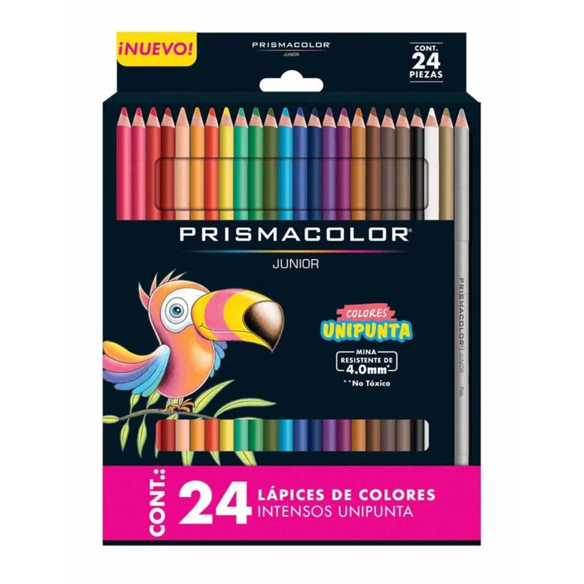 2 Pack Lápices de Colores Prismacolor Junior Unipunta y Pastel 24 c/u