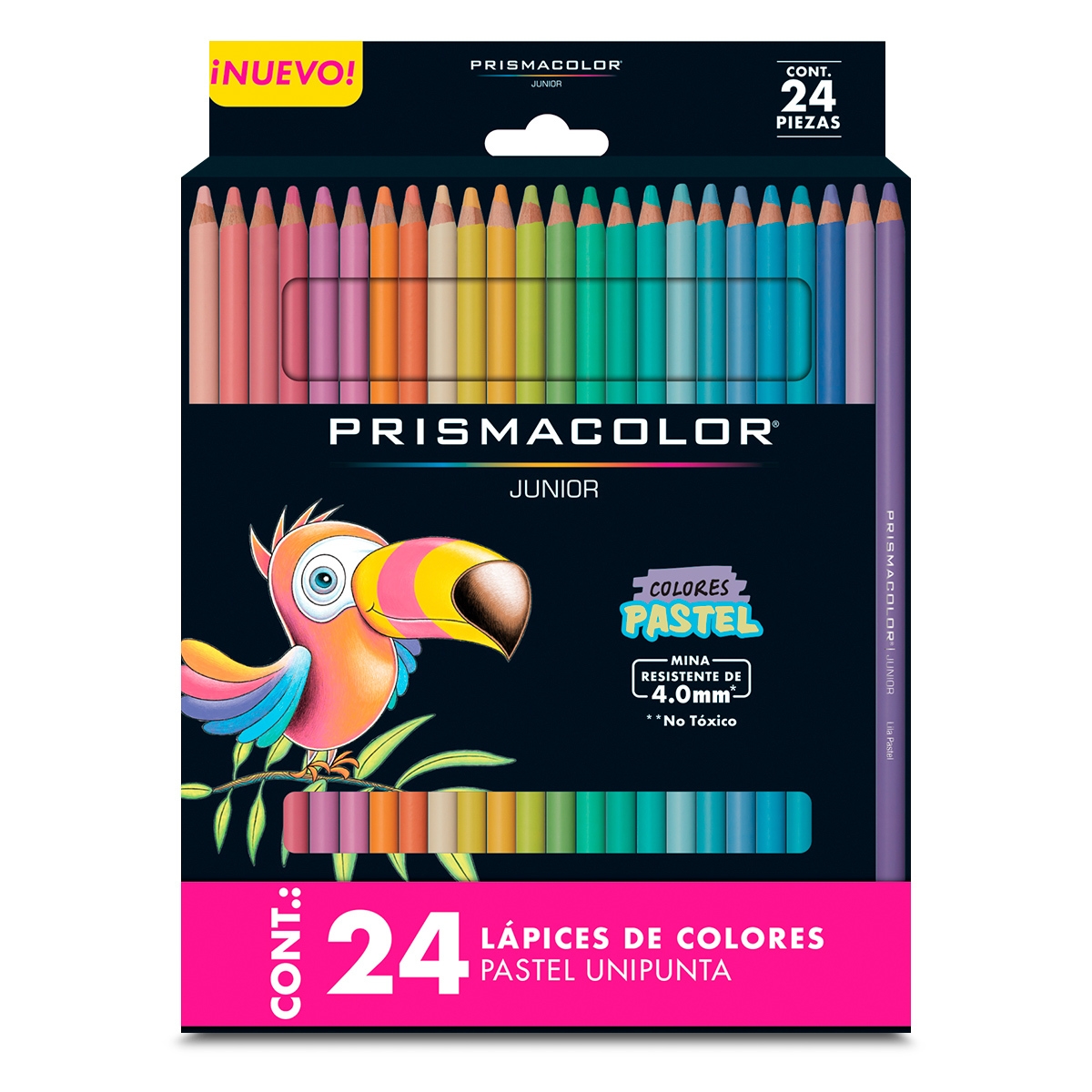 2 Pack Lápices de Colores Prismacolor Junior Unipunta y Pastel 24 c/u