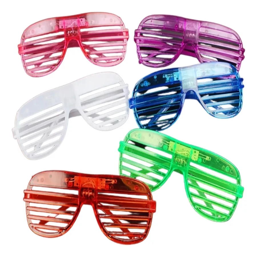 50 Lentes Luminosos Led Boda Batucada Fiesta Neón.
