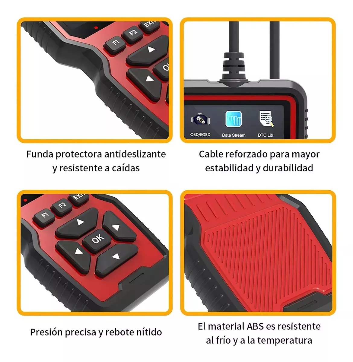 Escaner Automotriz V519 Obd2 Multifuncional 35901 Código.