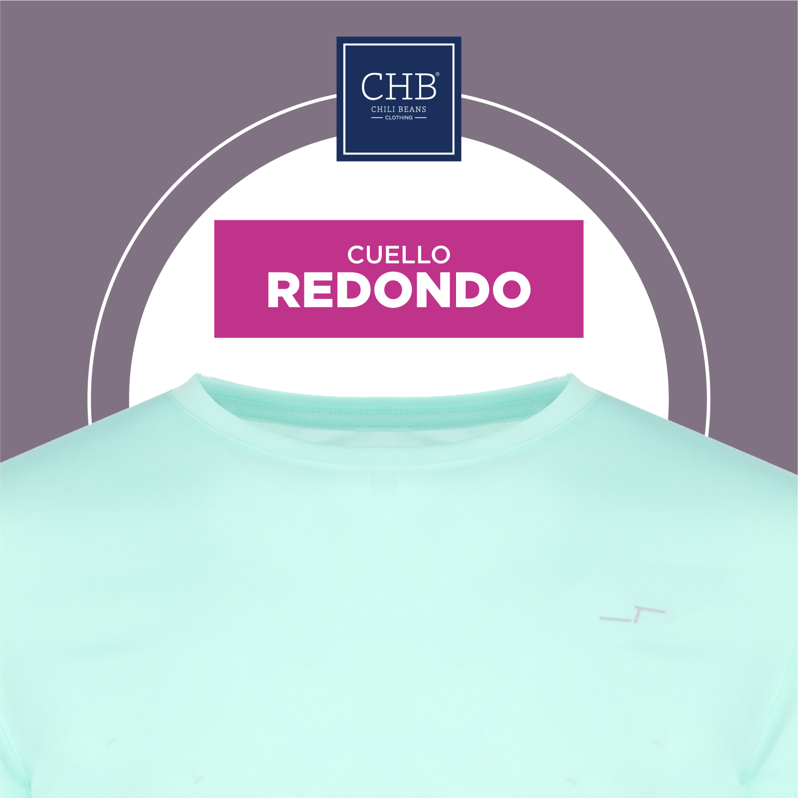 Paquete De 5 Playeras Deportivas Manga Corta Cuello Redondo Para Hombre CHB Chili Beans Clothing Co..