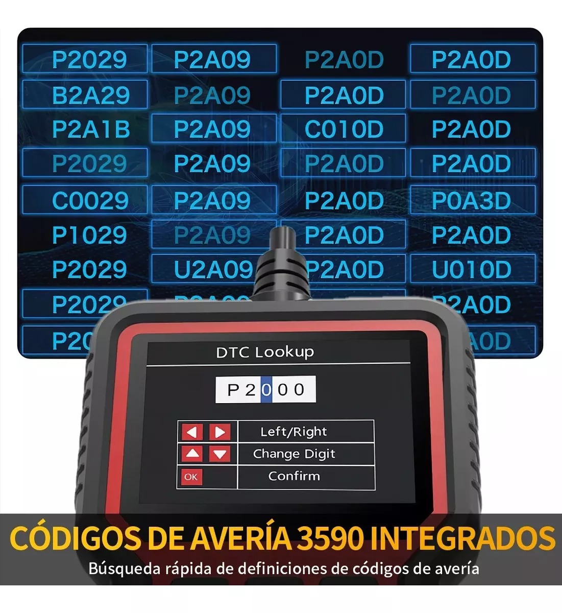 Escaner Automotriz V519 Obd2 Multifuncional 35901 Código.