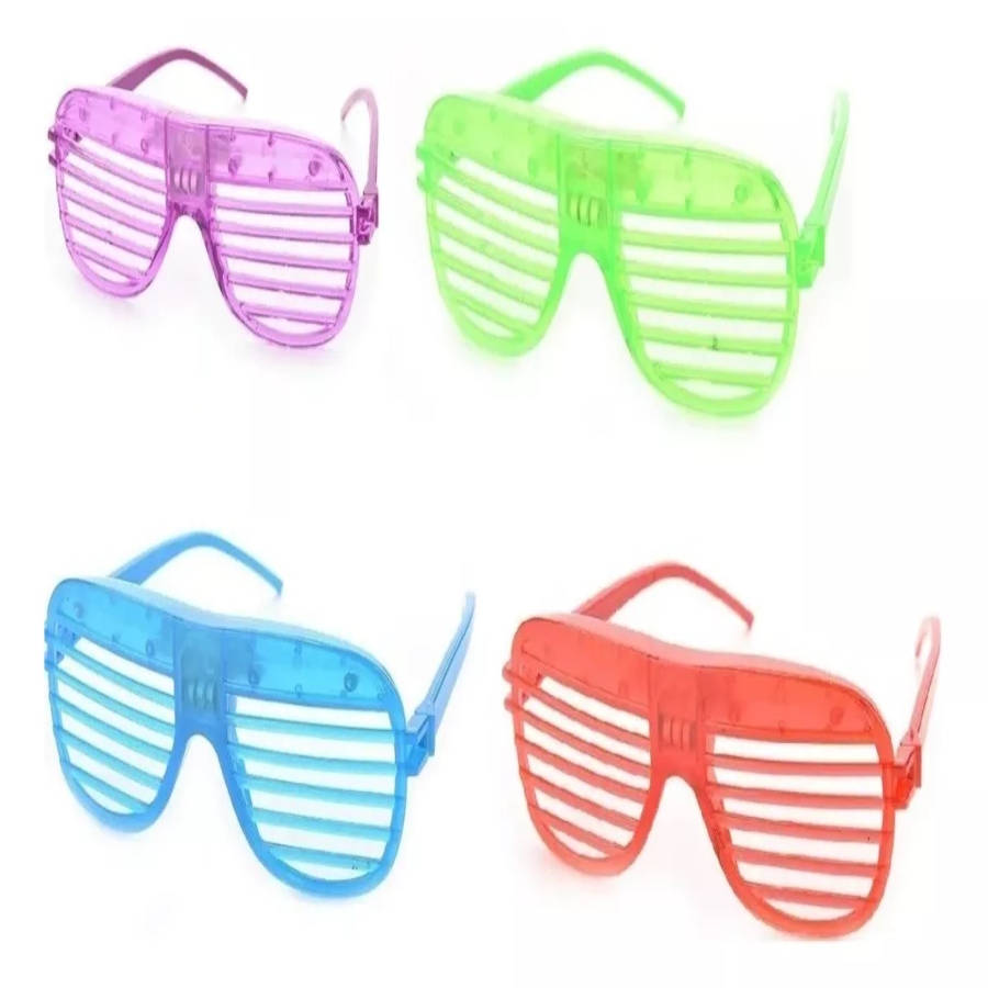 100 Lentes Luminosos Led Boda Batucada Fiesta Neón.