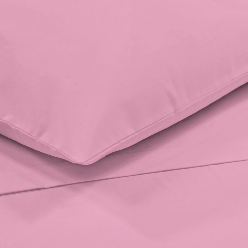 Juego de Sábanas Individual 100% Algodón Premium Rosa Pastel - Confort y Calidez todo el  año – Kyuden Home