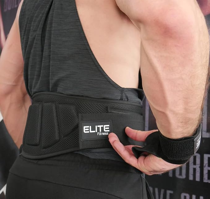 Cinturon para gimnasio, faja para soporte de espalda baja, ideal para levantamiento de pesas, 17cm de soporte, faja para gym y crossfit, para hombres y mujeres.