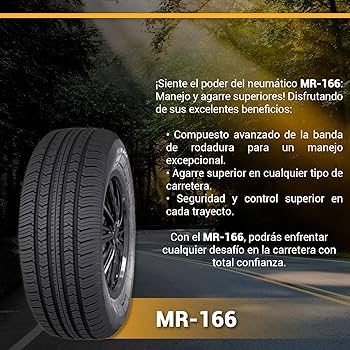 PAQUETE DE 2 LLANTAS 165 70 R14 81T MIRAGE MR-166.