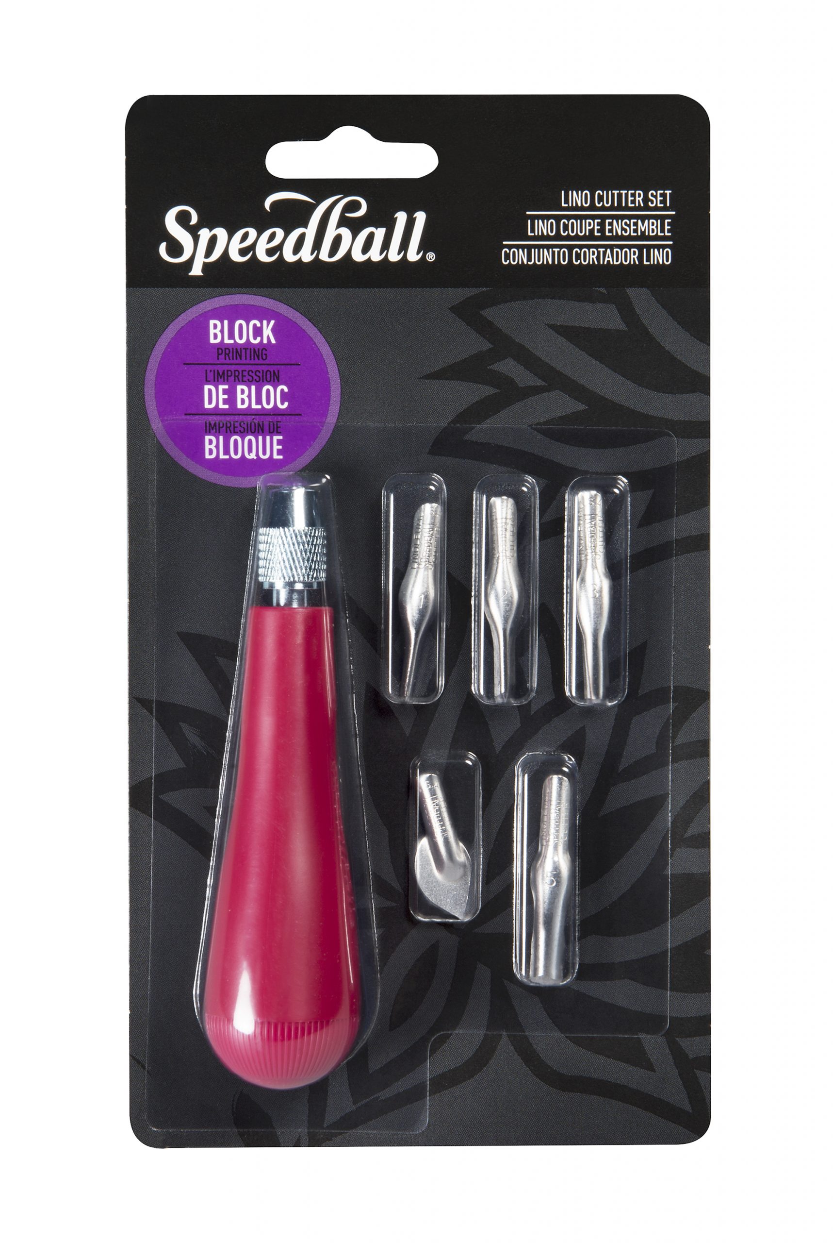 Juego De Linoleo Con 5 Gubias (#1, #2, #3, #5, #6) Speedball.