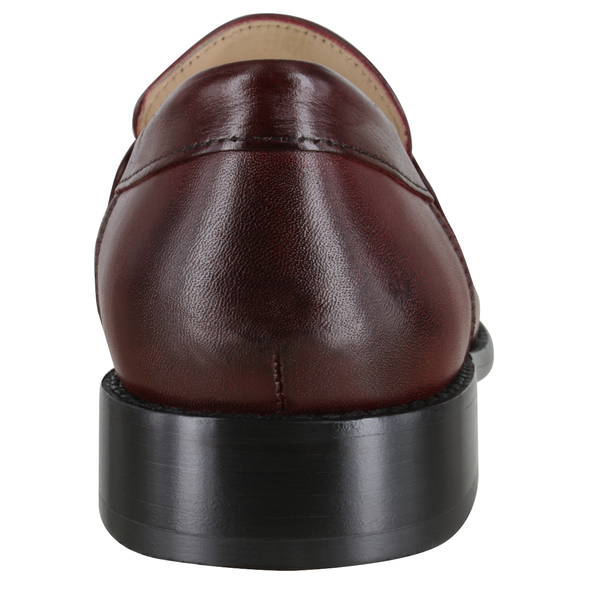 Mocasines Hombre Vestir Carlo Ronaldi 1095-B Becerro Vino Cuero Casual .