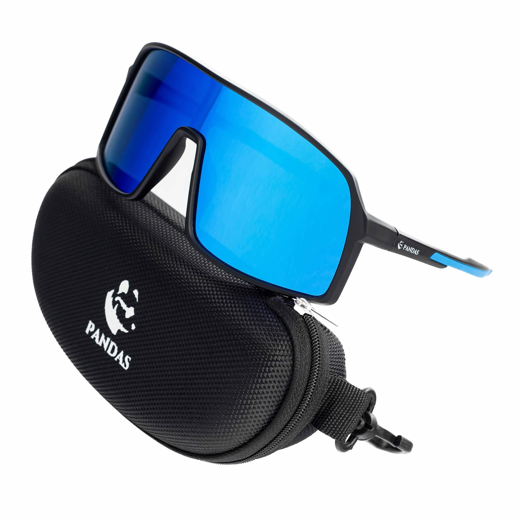 Lentes de Sol Deportivos Polarizados PANDAS Unisex UV400 STORM Azul.