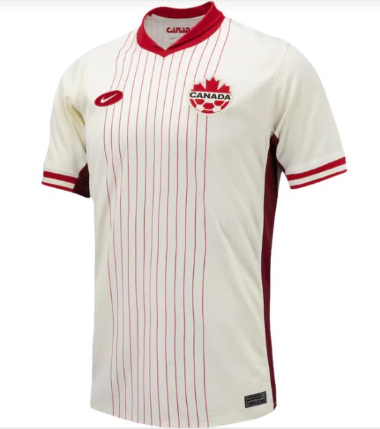Nuevo! Jersey Canada 2024/2025 Visita Blanca Talla S .