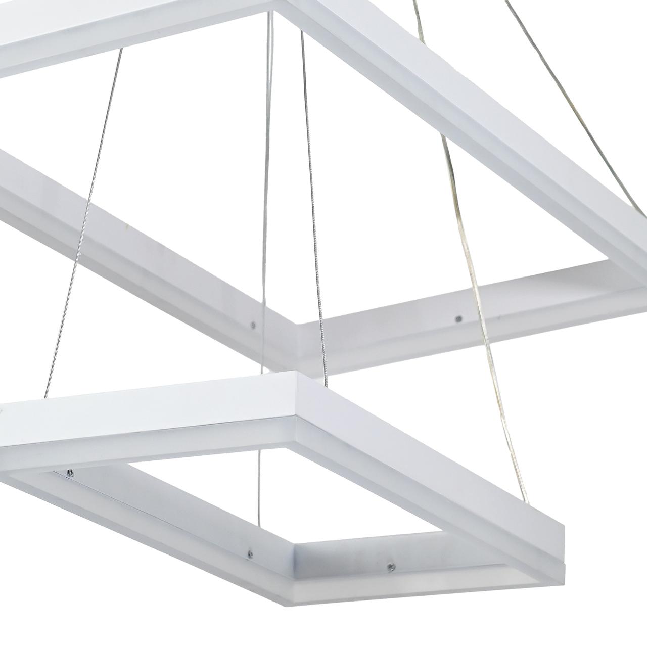 Candil Estela 2 Rectangulos Blancos.