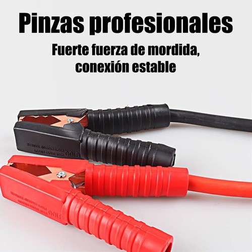 Cables Pasa Corriente 4 M Calibre 4 Awg Truper 2000a.